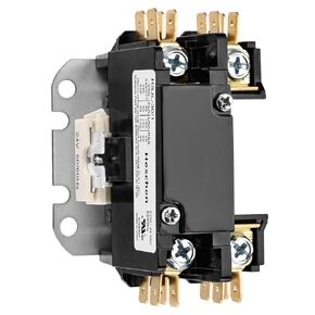 HVAC Motor Contactor, HSJL-30/1, 1 Poles, 30A, 24VAC 50/60Hz Coil, for Air Conditioner, Heat Pump, Refrigeration Systems, UL Listed