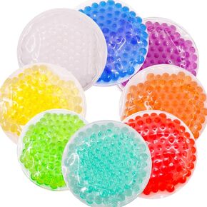 Boo Boo Gel Ice Packs, Kids Ice Packs, Hot Cold Kids Ice Pack, Cold Pack, Cold Therapy and Pain Relief for Minor Cuts, Pain Relief for Kids Injuries, Reusable Gel Ice Packs, Child Injury (5 pcs)