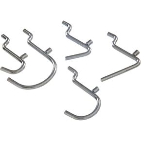 592803 1/8 Peg Utility Hook Assortment592803, Zinc, 1/8 Peg 26-Pack