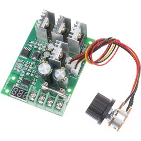 NOYITO PWM Motor Speed Controller 20A DC 6V-60V 12V 24V 36V 48V 60V 30A Max Digital Display Brush DC Motor Controller