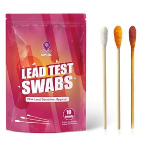 Lead Test Kit 10 Counts, Home Lead Testing Swabs, Rapid Accurate Test Lead for All Painted Surfaces, Dishes, Furniture, Toys, Wood