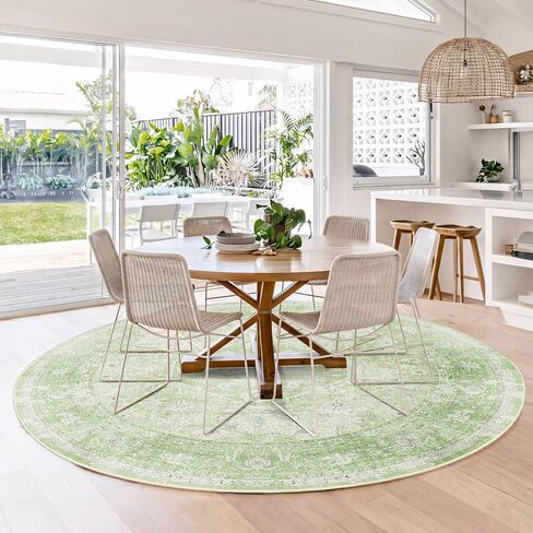 MUJOO 2x8 Runner Rug,Green Washable Runner Rugs for Hallway Kitchen Entryway Bedside Bathroom,Boho Area Rug Carpet Runner Long Non Slip Throw Rug Modern Soft Sage Green Floral in Saudi Arabia