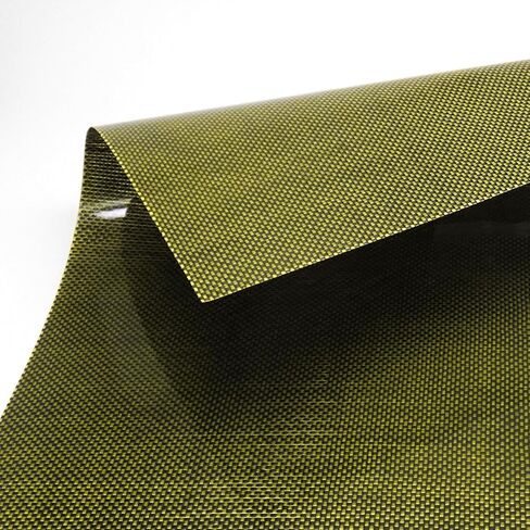 500x400x0.3mm 3k Carbon Fiber/Aramid Combination Veneer Sheet Panel Gloss (Twill Weave) in Saudi Arabia