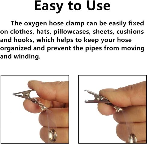 20 قطعة من حامل قنية الأكسجين، حامل خرطوم، مشابك أنبوب الأكسجين الآمن، مشبك دعامة خرطوم مضاد لللف، ملحقات قنية الأكسجين in Kuwait