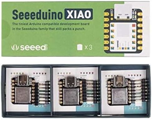 Seeed Studio XIAO SAMD21 أصغر متحكم Arduino يعتمد على SAMD21n مع واجهات غنية للأجهزة القابلة للارتداء، متوافق مع Arduino IDE بنسبة 100%، مصمم للمشاريع التي تحتاج إلى Arduino Micro، 3 قطع. in Kuwait