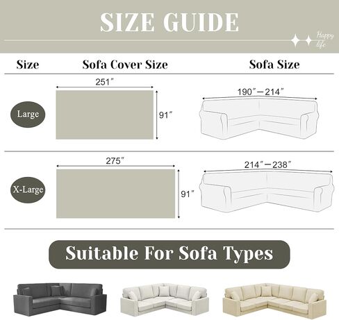 ALIECOM Corner Sectional Couch Covers L Shape Sofa Cover with Tassel Chenille Soft Thick U Shaped Sectional Slipcovers Washable Furniture Protector for Pets Dogs Cats (Grey, 91x251 Inch) in Saudi Arabia