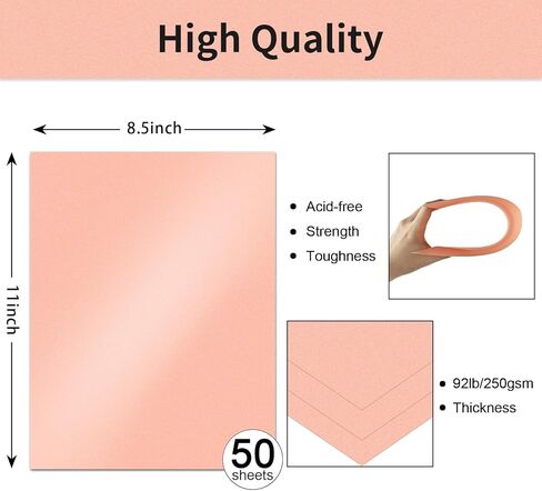 50 ورقة Blak Shimmer Cardstock 8.5 بوصة × 11 بوصة ورق معدني، 250 جرامًا لكل متر مربع/92 رطلًا من ورق Blak اللامع، ورق طابعة بطاقات للهالوين، سجل القصاصات، الدعوات، صناعة البطاقات، الحرف اليدوية، حفلات الزفاف، الاستحمام in Kuwait