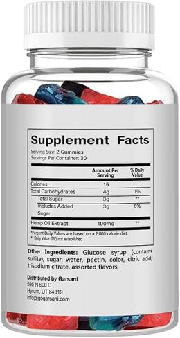 Hemp Labs Gummies - Hemp Labs Hemp Gummies (Single, 60 Gummies) in Saudi Arabia