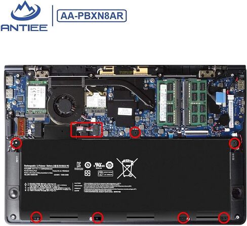 استبدال بطارية ANTIEE AA-PBZN8NP لجهاز Samsung Series 7 Notebook Np-700 Np-700z Np700Z7C NP700Z5A NP700Z5B NP700Z5C NP700Z5AH NP700Z7A NP700Z5CH NP770Z7E Series BA43-00318A P42GL5-01-N01 1 588-3366 in Saudi Arabia