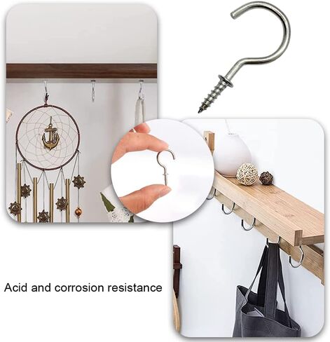 خطافات لولبية، خطافات أكواب من الفولاذ الكربوني، خطافات سقف لولبية، خطافات جدارية لتعليق كوب الشاي، مفتاح الاستخدام الداخلي والخارجي in Kuwait