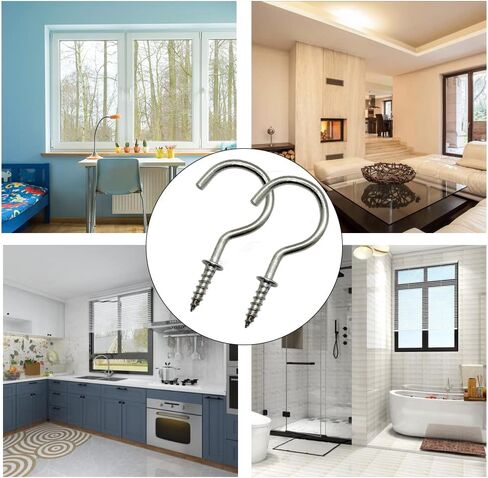 خطافات لولبية، خطافات أكواب من الفولاذ الكربوني، خطافات سقف لولبية، خطافات جدارية لتعليق كوب الشاي، مفتاح الاستخدام الداخلي والخارجي in Kuwait