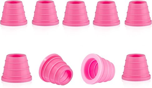10 Pcs Hookah Grommet Thick Silicone Rubber Grommet for Ceramic, Clay Bowls Thick (Pink) in Saudi Arabia