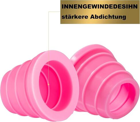 10 Pcs Hookah Grommet Thick Silicone Rubber Grommet for Ceramic, Clay Bowls Thick (Pink) in Saudi Arabia