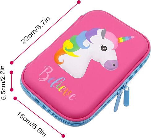 Supercar Pencil Case EVA Car Pen Pouch Stationery Box Anti-Shock for School Students Teens… in Kuwait