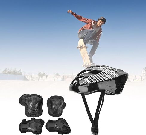 معدات الحماية للكبار 7 قطعة/المجموعة مجموعة معدات الحماية الواقية لركوب الدراجات البخارية التوازن والدراجات الإعصارية والرياضات الخارجية in Kuwait