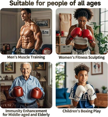 Togieeii Music Boxing Machine Boxing Machine Wall Mounted Music Smart Bluetooth Electronic Punching Equipment with Boxing Gloves Electronic Focus Agility Training Digital Boxing for Kids and Adults in Kuwait