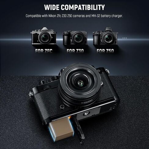 Neewer Rechargeable Camera Battery with USB Type C 2.5 Hrs Fast Charging, 2400mAh LP-E6NH LP-E6N LP-E6 Replacement Battery Compatible with Canon EOS R5 R6 R6 II R7 R 5D II III IV 6D 6D II 70D 80D 90D in Saudi Arabia