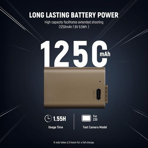 Neewer Rechargeable Camera Battery with USB Type C 2.5 Hrs Fast Charging, 2400mAh LP-E6NH LP-E6N LP-E6 Replacement Battery Compatible with Canon EOS R5 R6 R6 II R7 R 5D II III IV 6D 6D II 70D 80D 90D in Saudi Arabia