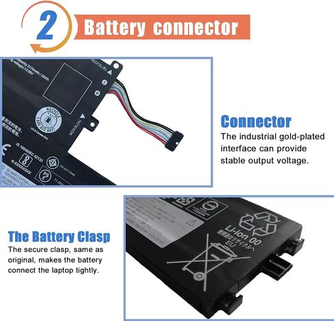 بطارية كمبيوتر محمول ASODI L18M4PE0 L18L4PE0 متوافقة مع Lenovo Yoga C740-14IML C740-15IML Series 5B10W67296 5B10U40209 5B10U40210 5B10W67185 7.72V 51Wh 6610mAh in Saudi Arabia
