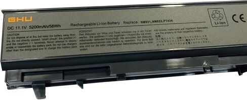 GHU New Battery 60 WHR T54F3 T54FJ N3X1D Compatible with Dell Latitude E5420 E5430 E5520 E5530 E6420 E6430 E6520 E6530 71R31 312-1163 M5Y0X HCJWT PRV1Y PRV1Y X57F1 2P2MJ 312-1163 312-1165 312-1325 in Saudi Arabia