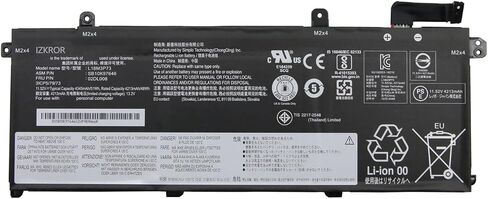 IZKROR L17M6P51 90Wh 8000mAh بطارية بديلة لجهاز Lenovo ThinkPad P50 P51 P52 Series SB10K97635 01AV496 SB10T83195 5B10W13952 L17L6P51 SB10K97634 01AV495 SB10T83194 5B10W13951 77++ 77+ 11.25 فولت in Saudi Arabia