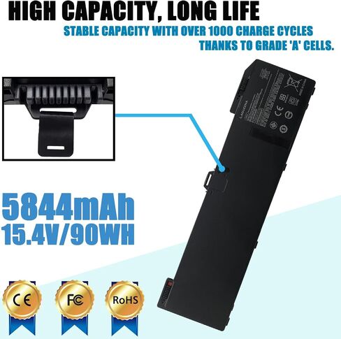 Laqueena A32N1511 بطارية بديلة للكمبيوتر المحمول Asus ROG G752 G752V G752VL G752VT G752VM G752VY G752VS GFX72J GFX72VT6700 GFX72VY6820 G752VL-1A 2A BHI7N32 DH71 G752VM-GC034D Series 11.25 V67WH 6 خلايا in Saudi Arabia