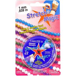 1 MM Stretch Magic Cord - Clear Color - 100 Meter Length - Elastic Bracelet String Cord for Jewelry Making