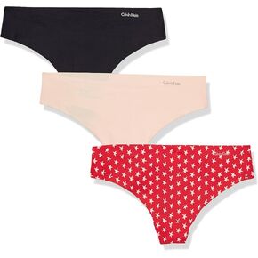Calvin Klein Women's Invisibles Seamless Thong Panties, 3 Pack