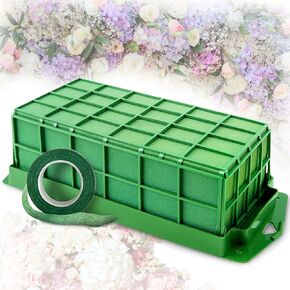 2 Pieces Floral Foam Cage for Arrificial Flower, Flower Holder with Floral Foam for Arch Fresh Flowers Arrangement and Wedding Holiday Decorations
