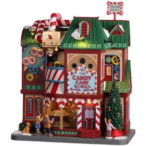 Lemax 05681 The Candy Cane Works Village Building, Multicolored