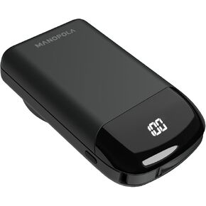 Manopola 35W Portable Charger for iPhone,10000mAh Magnetic Wireless Power Bank with Built-in Lightning Cable and USB-C Cable,Mag-safe Fast Charging Battery Pack for iPhone 15/14/13/12/Pro/Mini/Pro Max