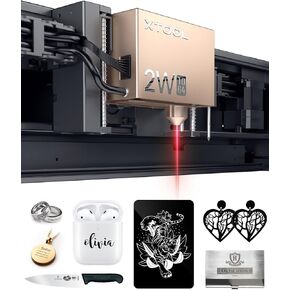 xTool S1 1064nm Infrared Laser Module for xTool S1 Laser Engraver, Laser Module Laser Output 2W (2000mW) Engraving on Metal, Plastic, Acrylic Materials, Ideal for Jewelry, Gift Making