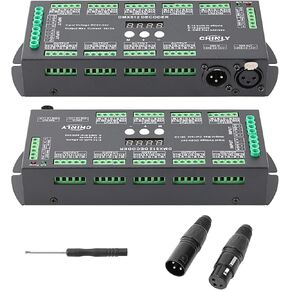 30 قناة DMX فك 512 RGB LED قطاع تحكم DMX باهتة DC9V-24V 2A/CH in Kuwait