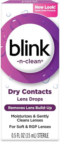 قطرات عدسة Blink-N-Clean كاملة، 0.5 أونصة سائلة in Kuwait