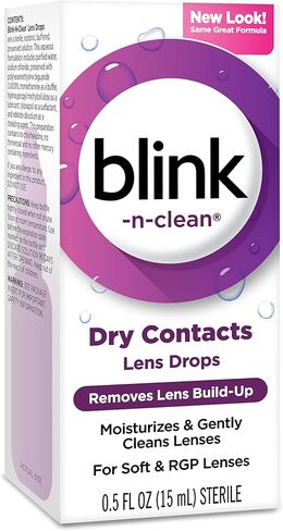 قطرات عدسة Blink-N-Clean كاملة، 0.5 أونصة سائلة in Kuwait