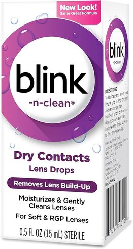 قطرات عدسة Blink-N-Clean كاملة، 0.5 أونصة سائلة in Kuwait