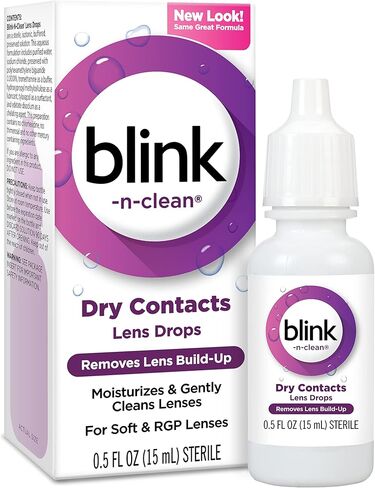 قطرات عدسة Blink-N-Clean كاملة، 0.5 أونصة سائلة in Kuwait