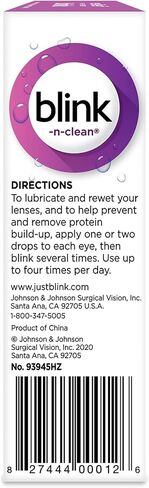 قطرات عدسة Blink-N-Clean كاملة، 0.5 أونصة سائلة in Kuwait