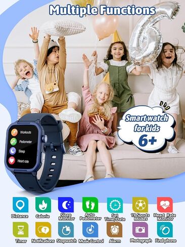 MgaoLo Kids Smart Watch Fitness Tracker with Heart Rate Sleep Monitor for Boys Girls,Activity Tracker Pedometer Step Counter for Android iPhone in Saudi Arabia
