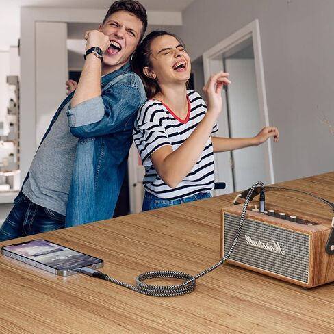 كابل صوت GOSYSONG USB C إلى 1/4 بوصة بطول 10 أقدام، كابل صوت من النوع C إلى 1/4، Realtek ALC5686 32 بت 384 كيلو هرتز DAC، كابل صوت ستيريو USB C إلى 1/4 للهواتف الذكية والكمبيوتر اللوحي والكمبيوتر المحمول ومكبر الصوت ومكبر الصوت in Kuwait