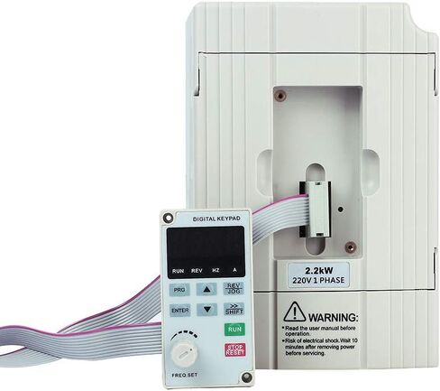 Single Phase to 3 Phase Converter, 1.5KW 2HP VFD 220V 7A Output Variable Frequency Drive Vector Control Inverter for Spindle Motor CNC Speed Control,SVD-ES Series in Saudi Arabia