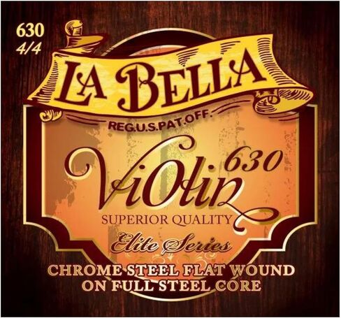 La Bella 630-1/2 Violin Chrome Steel Flat Wound String in Saudi Arabia