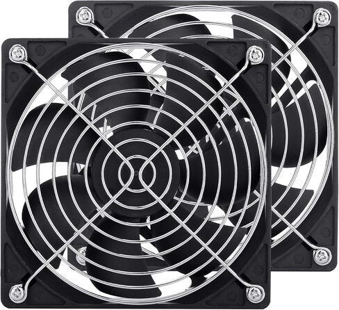 مروحة كمبيوتر هادئة 120 ملم × 25 ملم 12 فولت، مروحة هيكل 120 ملم، مروحة تبريد عالية الاداء in Kuwait