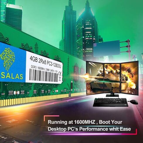 RASALAS 8GB Kit (2 x 4GB) PC3-8500 DDR3 1066 Mhz 1067 MHz 8500s SODIMM RAM ترقية ذاكرة الكمبيوتر المحمول للكمبيوتر المحمول 204PIN 1.5V in Kuwait