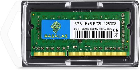 RASALAS 8GB Kit (2 x 4GB) PC3-8500 DDR3 1066 Mhz 1067 MHz 8500s SODIMM RAM Laptop Memory Upgrade for Notebook 204PIN 1.5V Memory in Kuwait