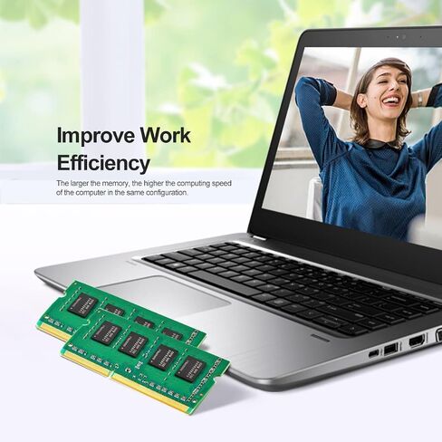 RASALAS 8GB Kit (2 x 4GB) PC3-8500 DDR3 1066 Mhz 1067 MHz 8500s SODIMM RAM Laptop Memory Upgrade for Notebook 204PIN 1.5V Memory in Kuwait