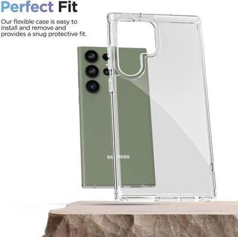 Encased Magnetic Belt Case Set Designed for Samsung Galaxy S23 Ultra with Holster Clip - Compatible with MagSafe (Clear) (S23 Ultra 6.8-inch 2023) in Kuwait