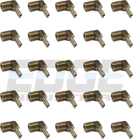 3/16 "معرف خرطوم إلى 1/4" ذكر NPT MNPT 90 درجة النحاس الكوع تركيب الوقود/الهواء/الماء/النفط/الغاز/WOG in Kuwait