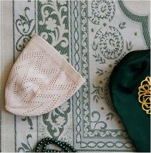 Kufi Hats for Men Muslim, Muslim Hats for Men, Muslim Cap for Men, Muslim Knitting Kufi Hats for Men, Islamic Gifts for Men, Muslim Gifts for Men, Islamic Prayer Cap, Kufi Cap, Mixed Color Pack of 6 in Saudi Arabia
