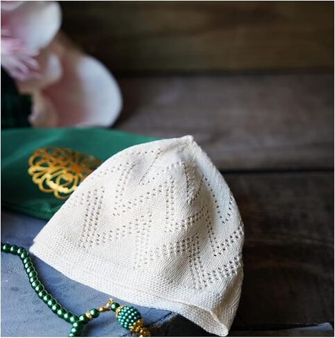 Kufi Hats for Men Muslim, Muslim Hats for Men, Muslim Cap for Men, Muslim Knitting Kufi Hats for Men, Islamic Gifts for Men, Muslim Gifts for Men, Islamic Prayer Cap, Kufi Cap, Mixed Color Pack of 6 in Saudi Arabia